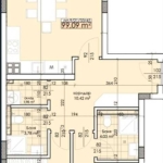 Тристаен апартамент в Пловдив, Тракия - 116 кв.м за 1466 €/кв.м - Снимка #1