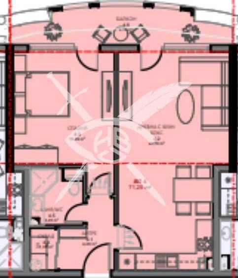 Двустаен апартамент в Поморие - 73 кв.м за 1753 €/кв.м - Снимка #1