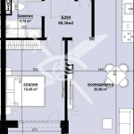 Двустаен апартамент в Бургас, Изгрев - 68 кв.м за 600 €/кв.м - Снимка #1