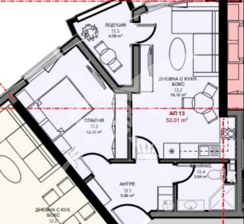 Двустаен апартамент в Поморие - 53 кв.м за 2315 €/кв.м - Снимка #1
