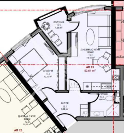 Двустаен апартамент в Поморие - 53 кв.м за 2315 €/кв.м - Снимка #1