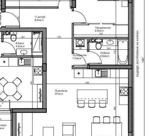 Тристаен апартамент в Пловдив, Кючук Париж - 127 кв.м за 1300 €/кв.м - Снимка #1