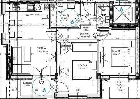 Тристаен апартамент в София, Симеоново - 100 кв.м за 1700 €/кв.м - Снимка #1