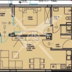 Двустаен апартамент в Бургас, Славейков - 60 кв.м за 1185 €/кв.м - Снимка #1