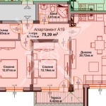 Тристаен апартамент в Айтос - 75 кв.м за 498 €/кв.м - Снимка #1