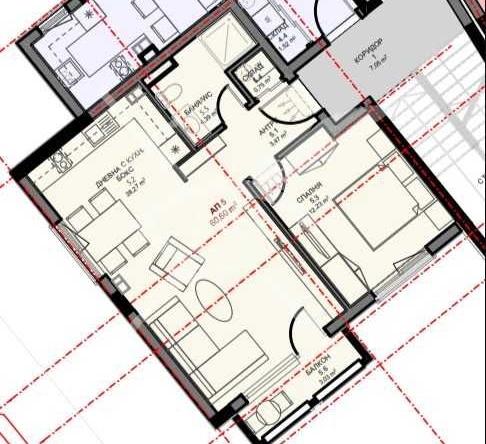 Двустаен апартамент в Поморие - 60 кв.м за 2327 €/кв.м - Снимка #1