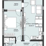 Двустаен апартамент в Пловдив, Христо Смирненски - 75 кв.м за 954 €/кв.м - Снимка #1