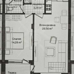 Двустаен апартамент в Пловдив, Гагарин - 72 кв.м за 708 €/кв.м - Снимка #1