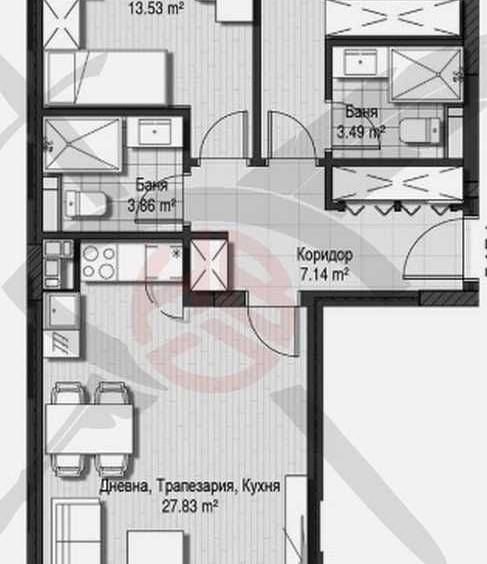 Тристаен апартамент в София, Витоша - 117 кв.м за 2197 €/кв.м - Снимка #1