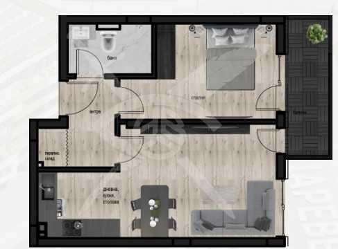 Двустаен апартамент в Пловдив, Кючук Париж - 69 кв.м за 1203 €/кв.м - Снимка #1