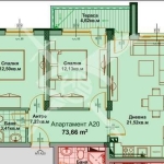 Тристаен апартамент в Айтос - 73 кв.м за 524 €/кв.м - Снимка #1