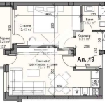 Двустаен апартамент в Пловдив, Кършияка - 69 кв.м за 1593 €/кв.м - Снимка #1