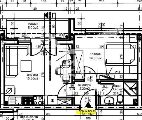 Двустаен апартамент в Пловдив, Христо Смирненски - 52 кв.м за 1152 €/кв.м - Снимка #1