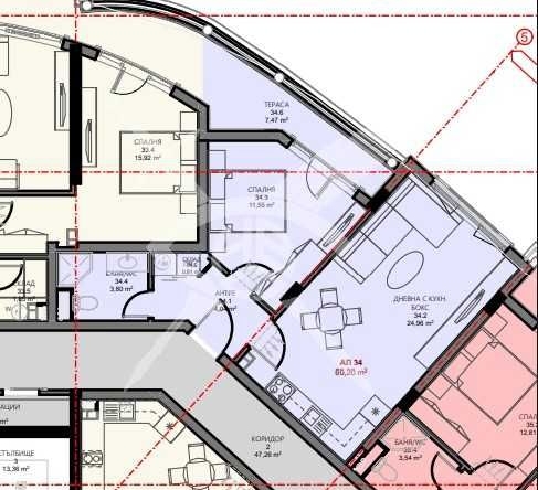 Двустаен апартамент в Поморие - 60 кв.м за 1264 €/кв.м - Снимка #1