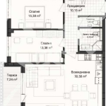 Тристаен апартамент в Пловдив, Кършияка - 115 кв.м за 854 €/кв.м - Снимка #1