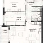 Тристаен апартамент в Пловдив, Кършияка - 118 кв.м за 437 €/кв.м - Снимка #1