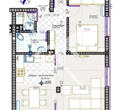 Тристаен апартамент в Пловдив, Христо Смирненски - 90 кв.м за 1080 €/кв.м - Снимка #1