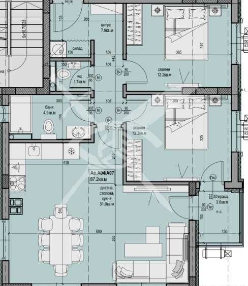 Тристаен апартамент в Пловдив, Христо Смирненски - 104 кв.м за 957 €/кв.м - Снимка #1
