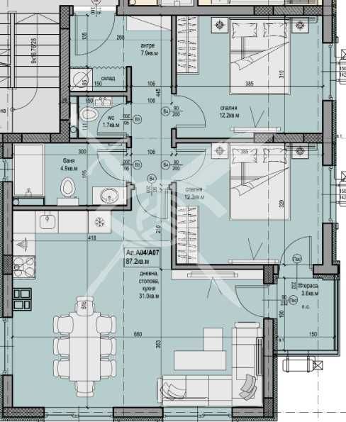 Тристаен апартамент в Пловдив, Христо Смирненски - 104 кв.м за 957 €/кв.м - Снимка #1