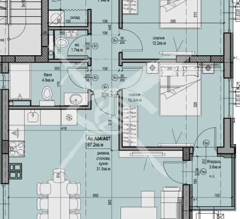 Тристаен апартамент в Пловдив, Христо Смирненски - 104 кв.м за 957 €/кв.м - Снимка #1