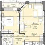 Двустаен апартамент в Пловдив, Христо Смирненски - 54 кв.м за 1667 €/кв.м - Снимка #1