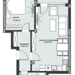 Двустаен апартамент в Пловдив, Христо Смирненски - 75 кв.м за 1029 €/кв.м - Снимка #1