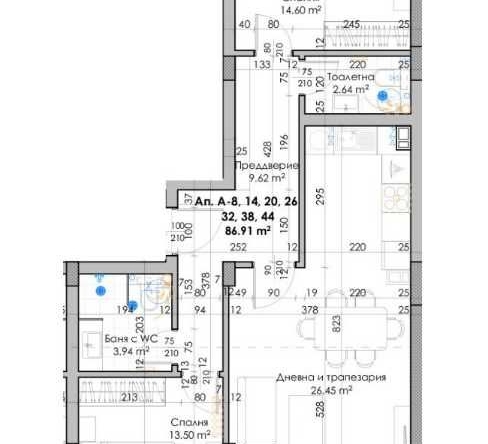 Тристаен апартамент в Пловдив, Кючук Париж - 103 кв.м за 887 €/кв.м - Снимка #1