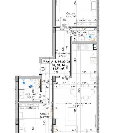 Тристаен апартамент в Пловдив, Кючук Париж - 103 кв.м за 887 €/кв.м - Снимка #1