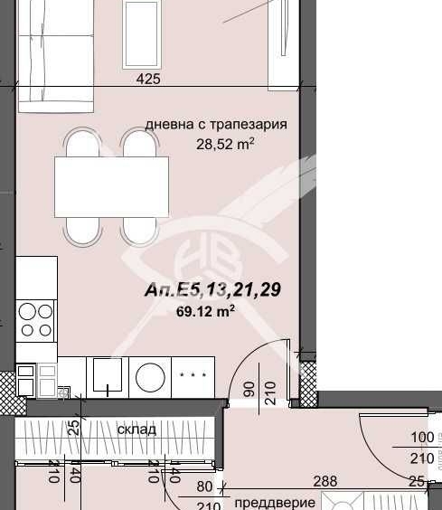 Двустаен апартамент в Пловдив, Тракия - 81 кв.м за 747 €/кв.м - Снимка #1