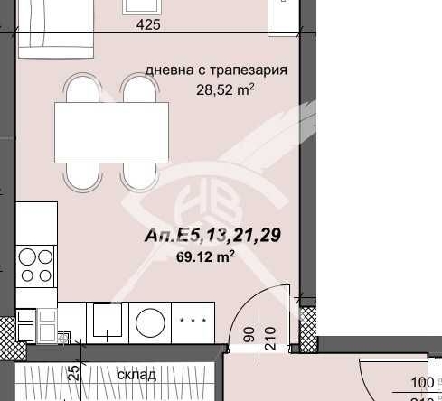 Двустаен апартамент в Пловдив, Тракия - 81 кв.м за 1253 €/кв.м - Снимка #1