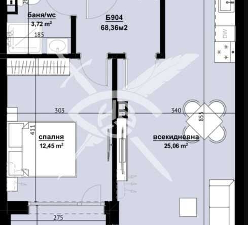Двустаен апартамент в Бургас, Изгрев - 68 кв.м за 1162 €/кв.м - Снимка #1