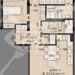 Тристаен апартамент в Варна, Виница - 128 кв.м за 1152 €/кв.м - Снимка #1