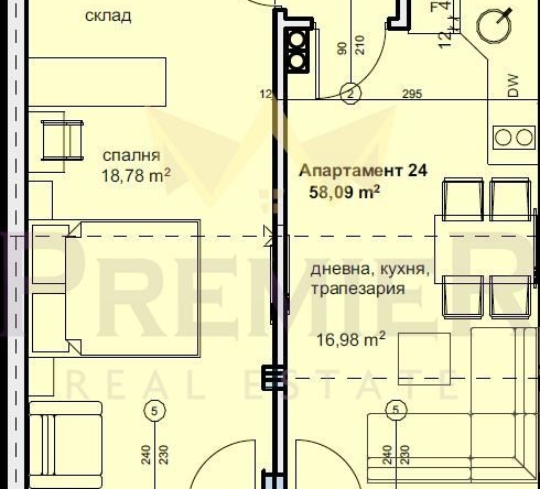 Двустаен апартамент в Балчик - 65 кв.м за 820 €/кв.м - Снимка #1