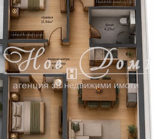 Четиристаен апартамент в София, Дървеница - 117 кв.м за 1399 €/кв.м - Снимка #1