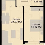 Двустаен апартамент в София, Овча купел 2 - 78 кв.м за 1741 €/кв.м - Снимка #1