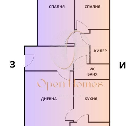 Тристаен апартамент в Пловдив, Младежки Хълм - 95 кв.м за 1727 €/кв.м - Снимка #1