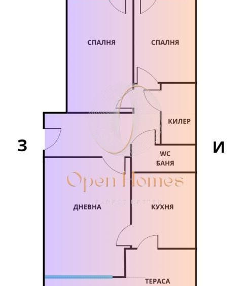 Тристаен апартамент в Пловдив, Младежки Хълм - 95 кв.м за 1727 €/кв.м - Снимка #1