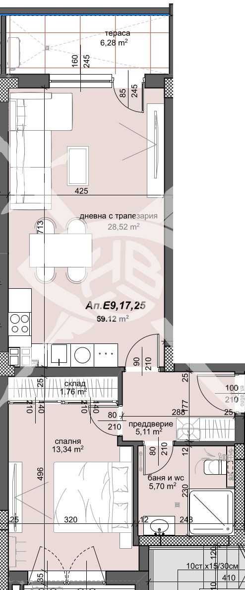 Двустаен апартамент в Пловдив, Тракия - 81 кв.м за 716 €/кв.м - Снимка #1