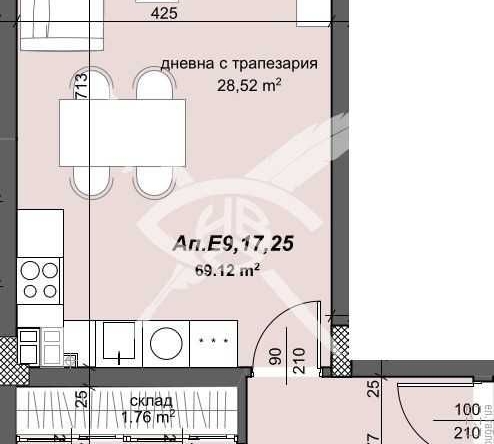 Двустаен апартамент в Пловдив, Тракия - 81 кв.м за 1253 €/кв.м - Снимка #1