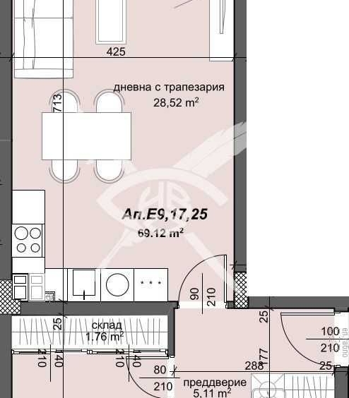 Двустаен апартамент в Пловдив, Тракия - 81 кв.м за 1253 €/кв.м - Снимка #1