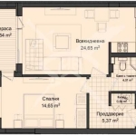 Двустаен апартамент в Пловдив, Кършияка - 78 кв.м за 408 €/кв.м - Снимка #1