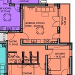 Тристаен апартамент в Пловдив, Остромила - 106 кв.м за 1085 €/кв.м - Снимка #1