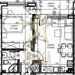 Двустаен апартамент в Пловдив, Беломорски - 59 кв.м за 1100 €/кв.м - Снимка #1