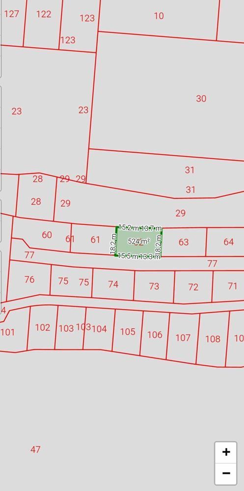 Парцел в с. Марково, Област Пловдив - 523 кв.м за 125 €/кв.м - Снимка #1
