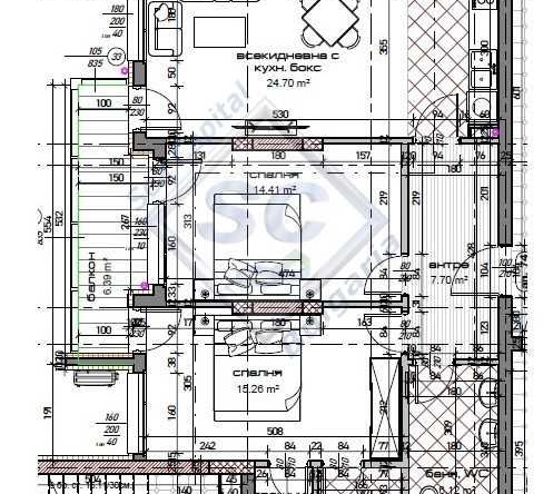 Тристаен апартамент в Варна, Младост 2 - 110 кв.м за 1345 €/кв.м - Снимка #1