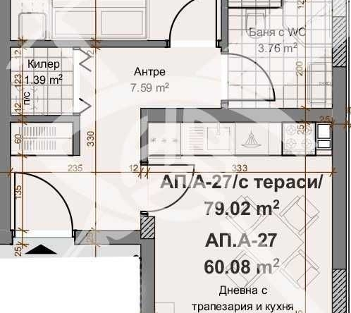 Двустаен апартамент в Пловдив, Христо Смирненски - 94 кв.м за 752 €/кв.м - Снимка #1