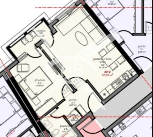 Двустаен апартамент в Поморие - 63 кв.м за 1748 €/кв.м - Снимка #1