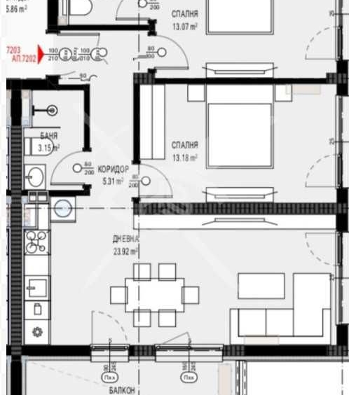 Тристаен апартамент в к.к. Слънчев бряг - 96 кв.м за 1042 €/кв.м - Снимка #1