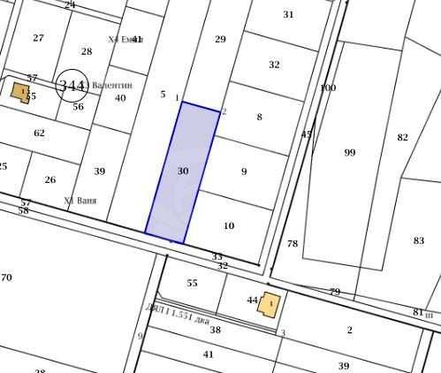 Парцел в Пловдив, Коматево - 2503 кв.м за 30 €/кв.м - Снимка #1