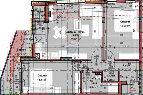 Тристаен апартамент в Варна, Изгрев - 101 кв.м за 1355 €/кв.м - Снимка #1